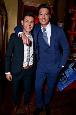 boyzoo:  Ryan Potter &amp; Daniel Henney at “Big Hero 6” Hollywood Premiere After Party  