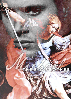 moriartyandcastiel:   Spn meme ~ Seven Relationships [2/7] ~ Michael &amp; Lucifer “I was a son. A brother, like you, a younger brother, and I had an older brother who I loved. Idolized, in fact. And one day I went to him, and I begged him to stand