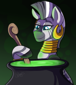 ask-wiggles:Decided on Zecora because I love her but I don’t think I’ve ever drawn her!Zecoraaaaa~! :D