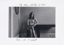 arpeggia:  Duane Michals - The True Identity of Man, 1972See more Duane Michals posts here.
