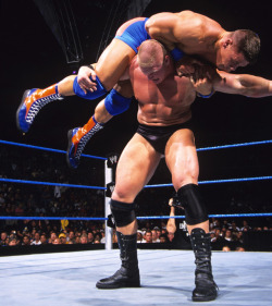 theallthingscena:  John Cena vs. Brock Lesnar -2002
