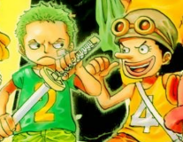 blackbarbooks:  manlyfronytail-deactivated20170:  Brotp: Zoro &amp; Usopp   I love these two so much. They are complete opposites in almost every way.  