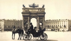 Milan, Arco della Pace, 1880 - Italy