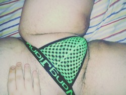 cubfairy:  My new jocks are too small… FML They’re really poorly made in general. Anyone volounteers to buy me new ones in bigger size? XD That huge fatpad above my dick is like barely covered….