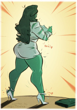   She-Hulk - Legally Green - Cartoon PinUp Sketch&hellip;And JASStice for all! :D  Newgrounds Twitter DeviantArt  Youtube Picarto Twitch  