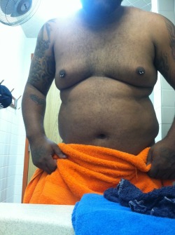 Me stepping out the shower on this hot day in Ga  Hot black chub in Ga!!!