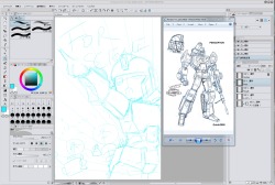 A kind of funny science bros print I&rsquo;m also working on. Randomly somewhat-chibi Percy + Wheeljack + Brainstorm for the win! &hellip;Definitely gotta figure out the proportions on this better before I get even close to inking this kind of like some