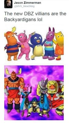 mugiwara-jm:   Are you fucking serious       is this a prank? how is this real. the purple one is doing the same pose. the moose has the exact same hair and color scheme for his clothes. the pink one has darker pink splotches and antennae. how can this