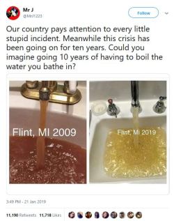 tgolemo94: niggazinmoscow:    It’s been 10 years????   Omfggggg    Your regular reminder that flint still doesn’t have clean water, but nestle does and makes residents pay for it… 