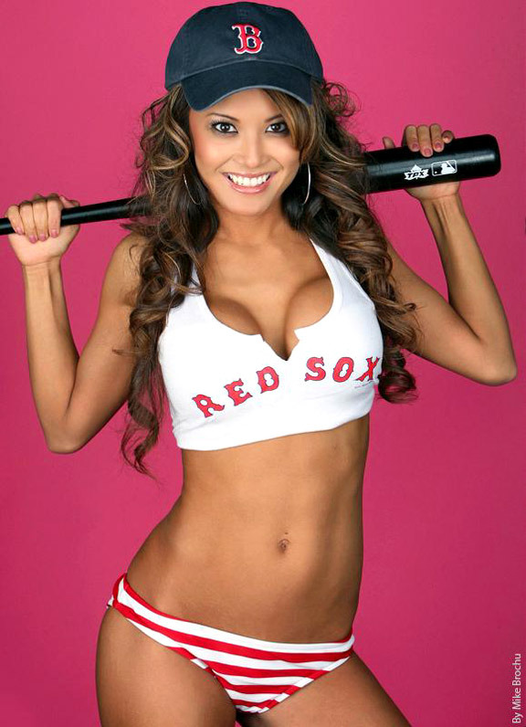 Sexy girls baseball bats