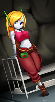 needs-more-butts:  neocoill:  Cave Story became 10 years old last Sunday so I had to draw something since it’s one of my fav games after all, together with La-Mulana. Visit my gallery!  I am okay with this.  &lt; |D&rsquo;&ldquo;&rsquo;