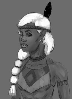 lusty-sketchies:  revisited the recent fjoja sketchy to give her a nicer face. Old one was bugging me.