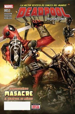 infinityarcentertainment:    Marvel has announced a new Deadpool oneshot titled Deadpool #3.1: Tres Punto Uno.“ The oneshot, written by Gerry Duggan and Brian Posehn with art by Scott Koblish and the cover of Francisco Herrera, with feature the debut