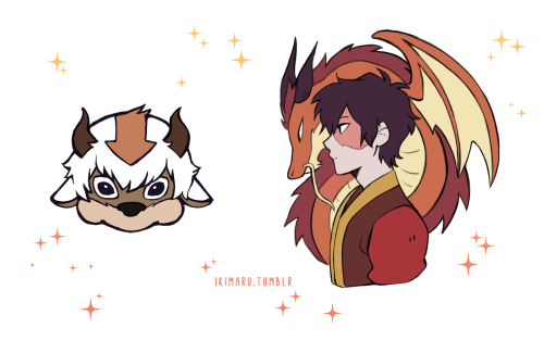 ikimaru:the ATLA pins I made last year! c:✨ can be found here!