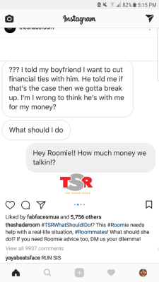 tarynel:  Ladies we have got to do better.  Even the best investors make mistakes, they know when to cut their losses. Cut that nigga and bounce. He ain&rsquo;t shit for asking you to surrender your check, who stupid enough to do that? Leave that nigga
