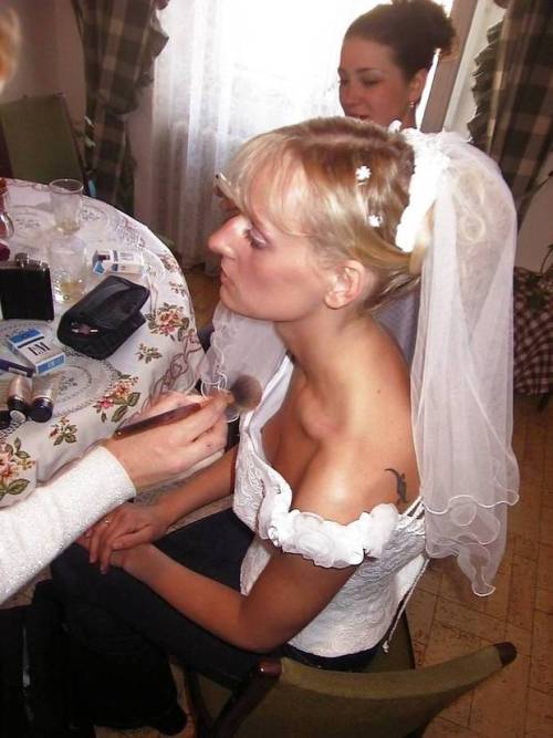 Bride nipple slips oops