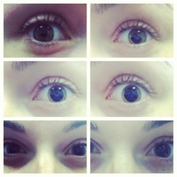 The process of eye dilation #picstitch #dialation #eyes #process #funny #blurry #bright #cool #pupils #hazel #black