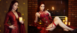 cosplayhotties:  Melisandre (Game of Thrones) with Boudoir addition by Bindi Smalls