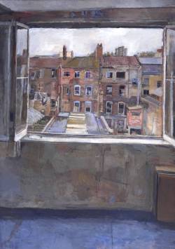 urgetocreate:  Anthony Eyton, ‘Open Window, Spitalfields’ 1976-81 