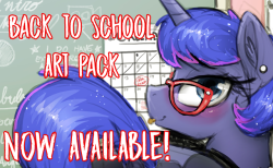 ofcourseitwasalreadytaken: backtoschoolartpack:  The Art Pack is NOW LIVE!!!    Standard Edition: 9 artists, 18 pics, 67 different variants! (Ŭ minimum pay-what-you-want)  To buy the Standard Edition : CLICK HERE!   Deluxe Edition: Includes bonus sketche