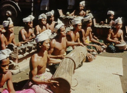   Balinese musicians, from David Attenborough&rsquo;s Zoo Quest in Colour.  