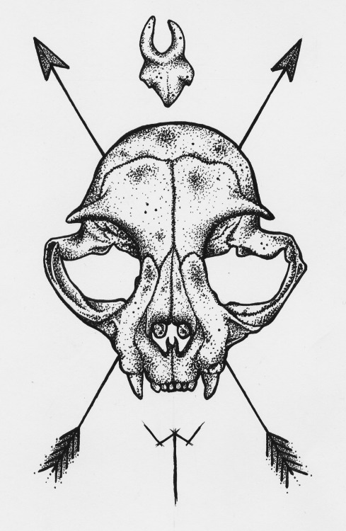 animal skull tattoo | Tumblr