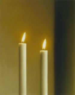Gerhard Richter (Dresden 1932); Zwei Kerzen (Two candles), 1983; oil on canvas