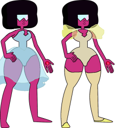 Garnet in the outfits of the Diamond Pearls is quite attractive, even if my edits are shitty(by @memingerss)