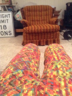 That awkward moment when your pants almost match your chair.