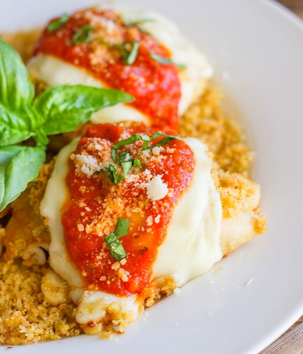 Easy parmesan chicken with toasted panko