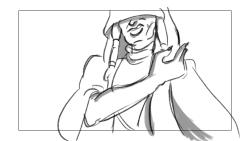 chroodles:  So I have been spending last few days practising storyboarding using storyboard pro with a scene from kotor 2 and I realised that Kreia’s hood is off during said scene, and I’ve drawn it on the whole time..  Can I be bothered to change