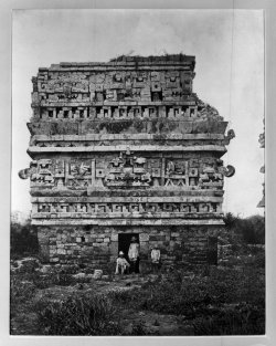 archaeoart:Chichen Itza, Casa de Monjas, Mexico, circa 1898.