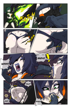 yuumeilove:  Page 14 aka&hellip;A Handful of Goth buns, and mouthful of ecotsplasmic spunk SLIME