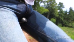 wetting sexy tight jeans on bike - more wetting pix-&gt; http://femboydl.tumblr.com/archive