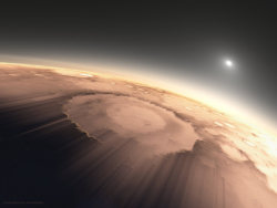 opticallyaroused:  Morning On Mars  Martian sunrises, as seen by the HiRISE orbiter 