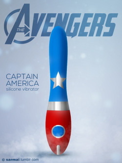 brooklynboobala:  See, these are my kinda superheroes!  The Avengers - 6 pieces of pleasure Captain America - silicon vibratorIron Man - twin motor vibratorThor - electrical stimulatorHawkeye - G-spot vibratorBlack Widow - discreet clitoral stimulatorHulk