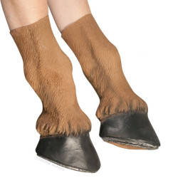 amatureblogsman:  archiemcphee:  Horse hooves - Tired of people looking at you in your Horse Mask and saying, “I can tell you’re a human because I can see your hands, you loser”? This pair of 14” latex Horse Hooves is the answer. Also good for