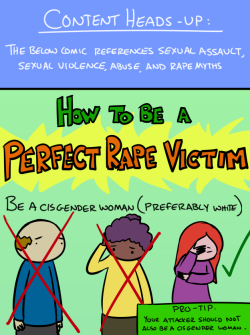 robothugscomic:  New comic! CONTENT ADVISORY: This comic talks about sexual assault and rape myths.  When I do comics for other publication, they usually have editorial guidelines that require that comics don’t just rant, they also give people tools