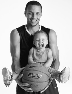 securelyinsecure:  Stephen &amp; Riley Curry 