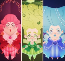 The Three Fairies! FLORA❤️FAUNA