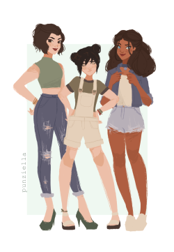 element-of-change:  punziella:  sometimes I think about the ladies of atla and cry  the squads THE SQUADS 