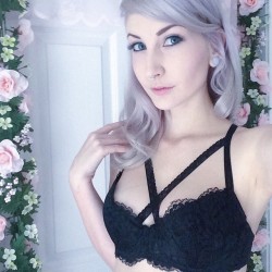 ammeb:  Look at this little black lace strappy delicate bra I just added to my shop in size 34C,34D,36D💕💕💕💕 www.ammeb.storenvy.com  #lingerie #black #lace #delicate #underwear #intimates #womens #strappy #sexy #pretty #girly #girl #floral