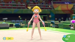 mario9919:  One the rare times we’ll ever get to see Peach’s, Daisy’s and Rosalina’s wonderful figures.   trifecta  of cuties &lt;3 &lt;3 &lt;3