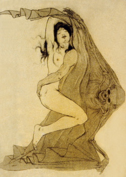 anastasiavolkonov:  Les fleurs du mal recueil de poèmes de Charles baudelaire Illustration de Armand rassenfosse 1899 