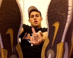 teenboysmellyfeet:  Don’t you want those dirty, smelly socks all over your face as he just sits back and flips you the bird? Or better yet, having his trashed kicks pressed against your nose inhaling deep while he taunts you with his smelly socks and