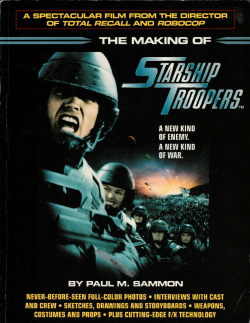The Making of Starship Troopers, by Paul M. Sammon (Little, Brown 1997). From Oxfam in Nottingham.