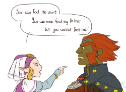 chat-en-rose:  Triforce of Wisdoom Hey look! I drew another comic! it was 10 times funnier in my head, but I actually had fun drawing it. Sorry for Ganondorf’s face, I suck at buff men faces. Also OoT Ganondorf’s face is super creepy! 