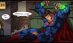 Superman defeated by Kryptonite 