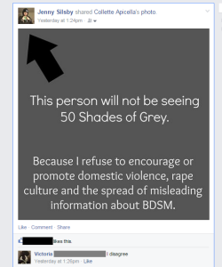 itsy8itsyspiders8log:  the-doctors-sexiest-companion:So I posted this on facebook and long story short 50 shades of shade happened in the comments. link 1 | link 2I never usually reblog informational stuff. But in this case it is something I feel very