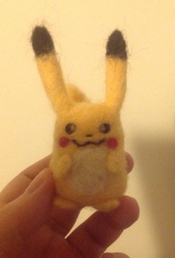   White belly Pikachu This took me way too long to do and he&rsquo;s not as fat as I wanted but it&rsquo;ll do.  